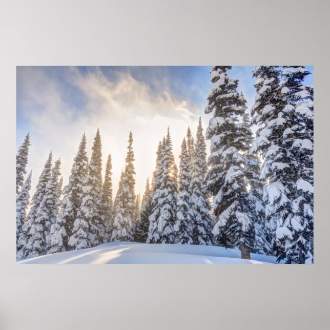 Crystal Mountain Ski Resort, near Mt. Rainier 1 Poster (Front)