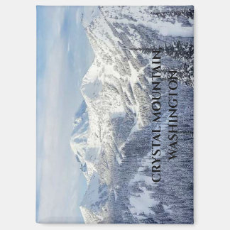 CRYSTAL MOUNTAIN WASHINGTON MAGNET SKI