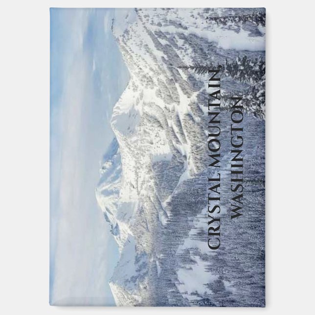 CRYSTAL MOUNTAIN WASHINGTON MAGNET SKI (Front)