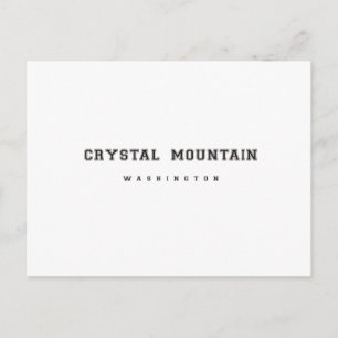 Crystal Mountain Washington Postcard