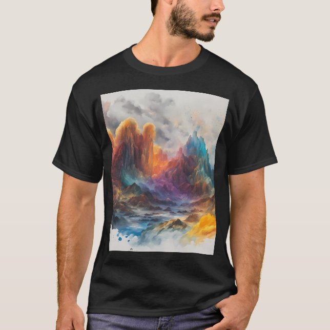 Crystal Mountains Graphic T-Shirt (Front)