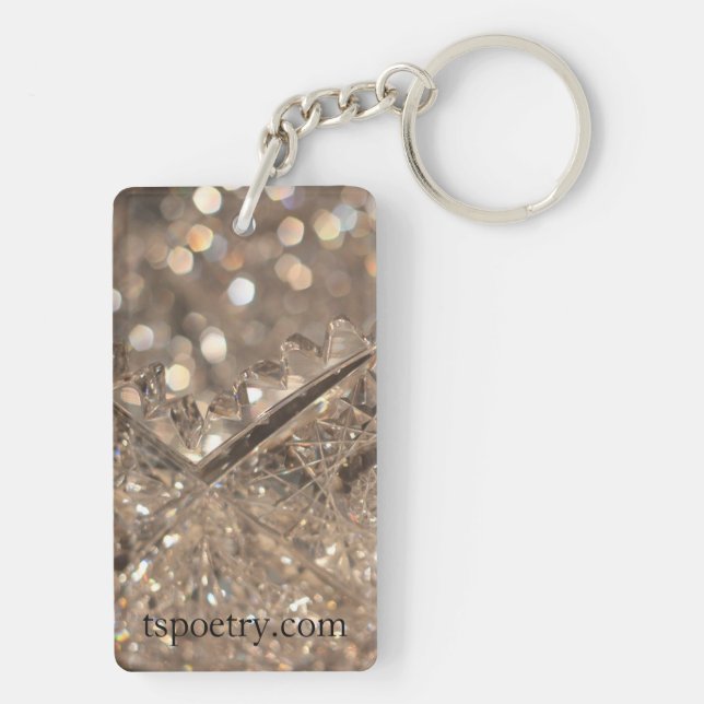 Crystal on Chocolate Key Chain (Back)