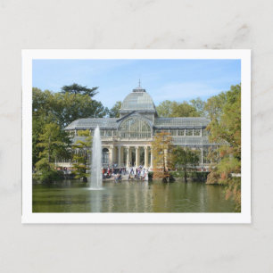Crystal Palace, Madrid Postcard