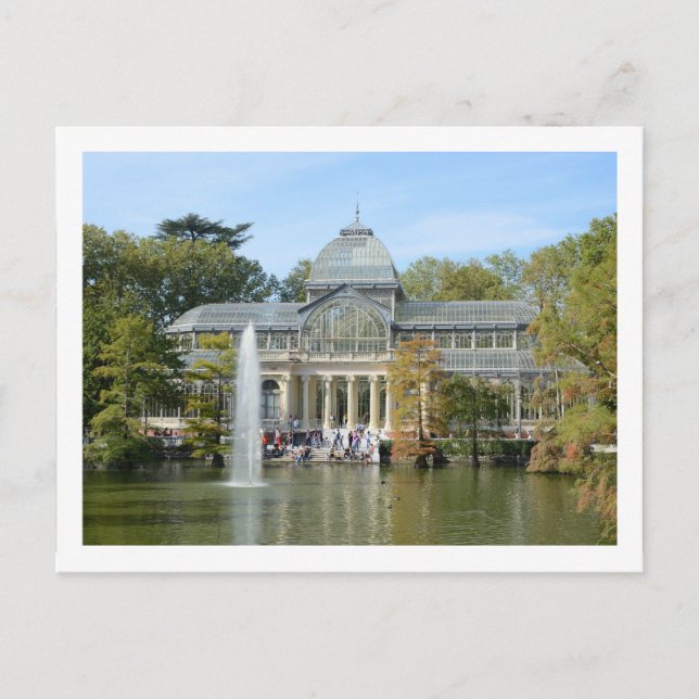 Crystal Palace, Madrid Postcard (Front)