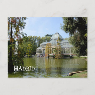 Crystal Palace, Madrid Postcard