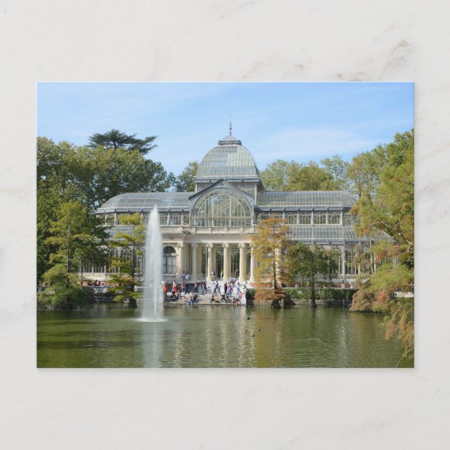 Crystal Palace, Madrid Postcard (Front)