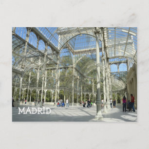 Crystal Palace, Madrid Postcard