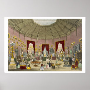 Crystal Palace, Zollverein Department, by Chavanne Poster