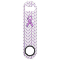 Crystal Pink Ribbon Awareness Knitting