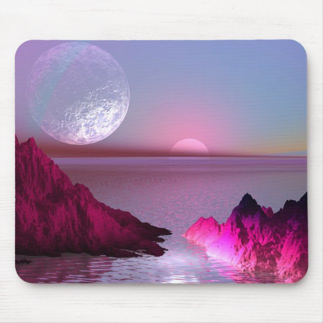 Crystal Planet Mouse Pad (Front)