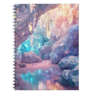 Crystal quartz cave  notebook