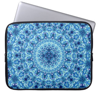Crystal Radiance Mandala Laptop Sleeve