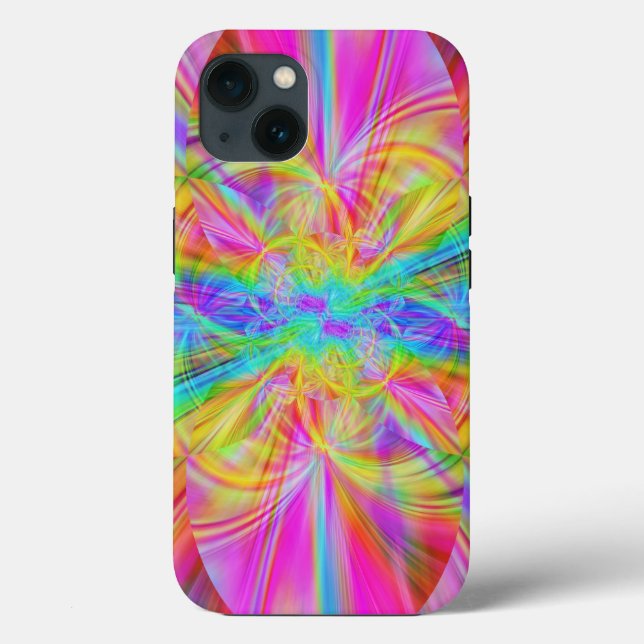 Crystal rainbow Beams Case-Mate iPhone Case (Back)