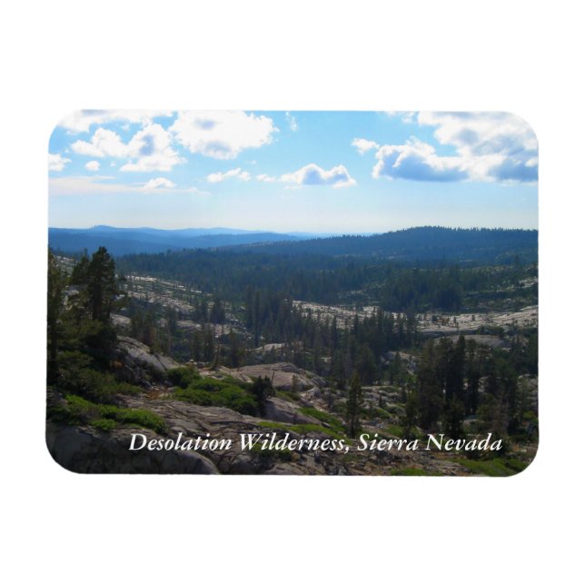 Crystal Range Valley, Desolation Wilderness Magnet (Horizontal)
