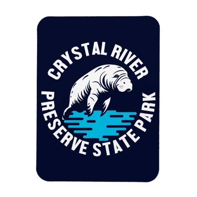 Crystal River Preserve State Park Magnet (Vertical)