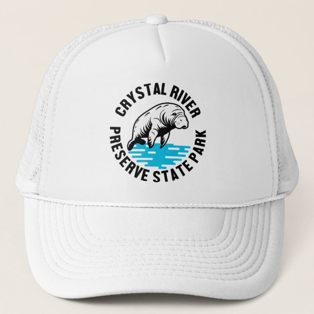 Crystal River Preserve State Park Trucker Hat (Front)