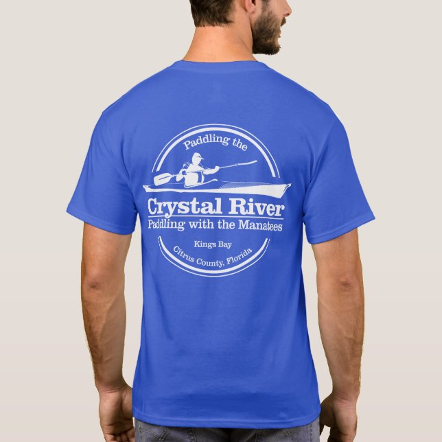 Crystal River (SK) T-Shirt (Back)