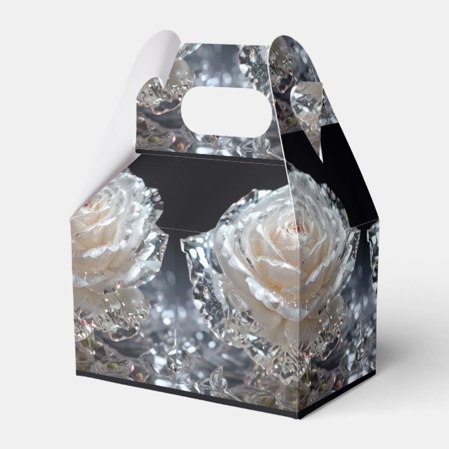 Crystal Roses Favour Box (Front Side)