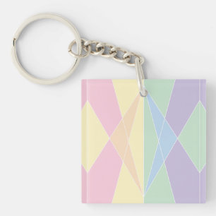 Crystal Shell (Planar) Key Ring