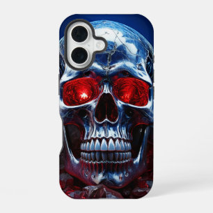 Crystal Skull with Ruby Red Eyes iPhone/iPad case