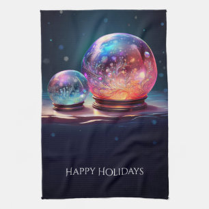 Crystal Snowballs Holiday Kitchen Towel