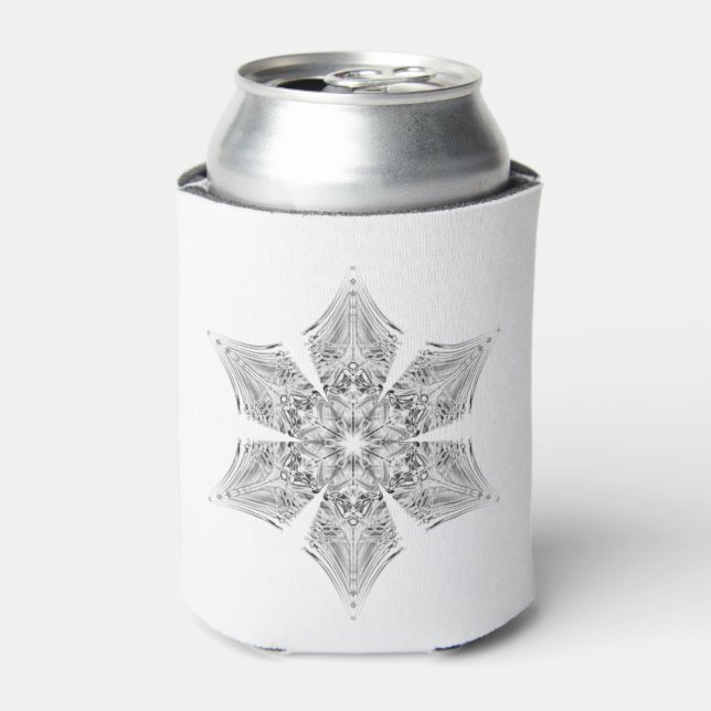 Crystal Snowflake -  Can Cooler (Can Front)