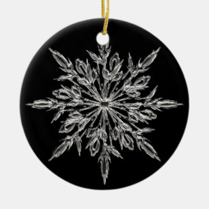Crystal Snowflake Christmas Ornament