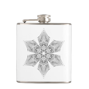Crystal Snowflake -  Hip Flask