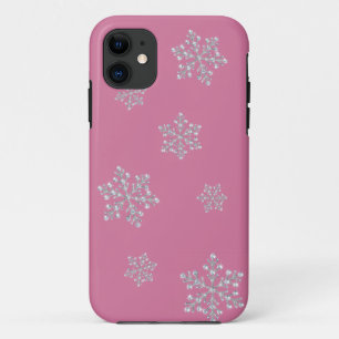 Crystal Snowflake iPhone 5 Case (pink)