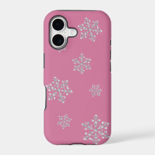 Crystal Snowflake iPhone 5 Case (pink)