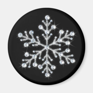Crystal Snowflake Magnet