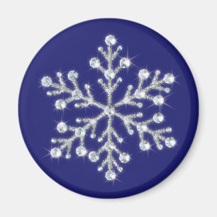 Crystal Snowflake Magnet