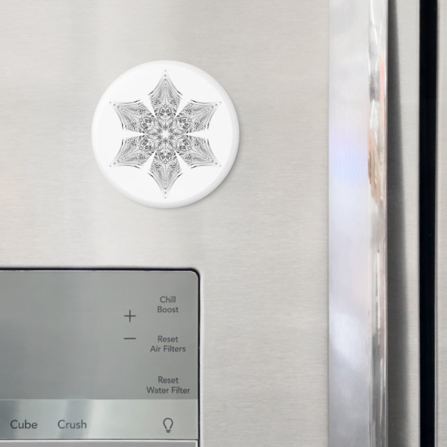Crystal Snowflake -  Magnet (In Situ (Fridge))