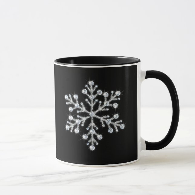 Crystal Snowflake Mug (Right)