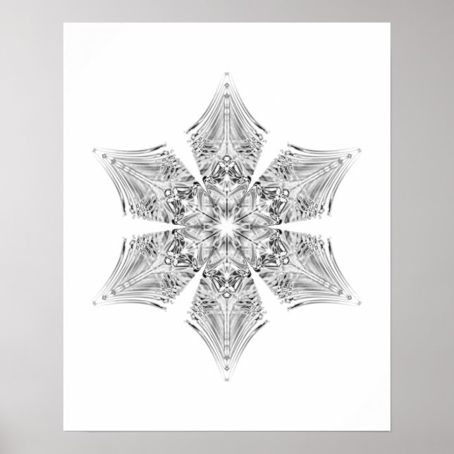 Crystal Snowflake Poster (Front)