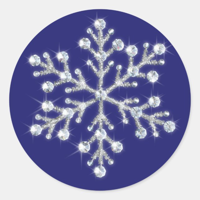 Crystal Snowflake Sticker (Front)