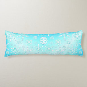 Crystal Snowflakes Pattern Body Cushion