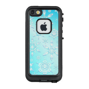 Crystal Snowflakes Pattern LifeProof FRÄ’ iPhone SE/5/5s Case