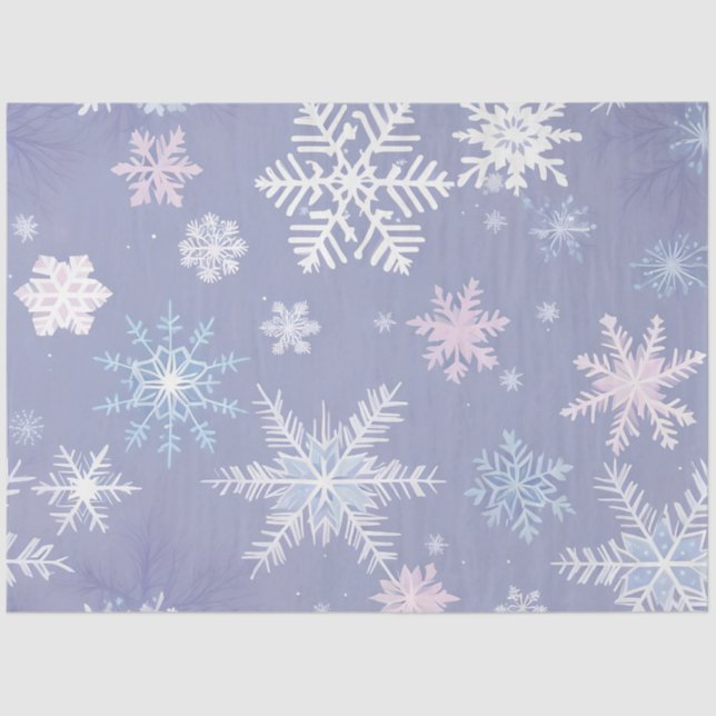 crystal snowflakes tissue paper (Front)