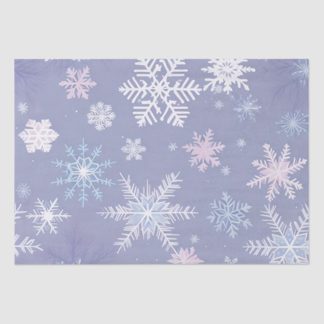 crystal snowflakes tissue paper (Front)