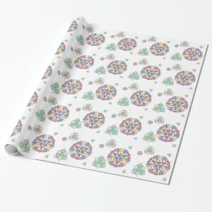 Crystal Snowflakes Wrapping Paper