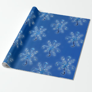 Crystal Snowflakes Wrapping Paper