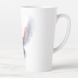 Crystal Soar: A Symbol of Transformation Latte Mug
