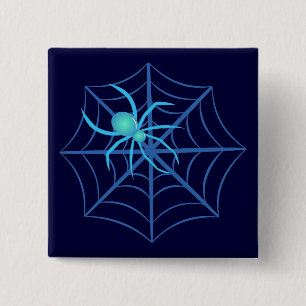 Crystal Spider 15 Cm Square Badge