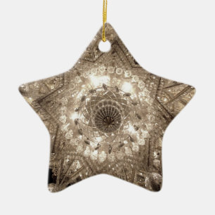 'Crystal' Star Ornament (Silver)