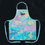 crystal stone background apron<br><div class="desc">please note this is a printed product with no real holographic effect</div>