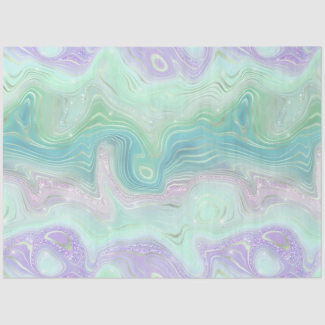 Crystal Strata Series Design 7 Tissue Paper (Front)