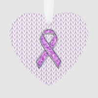 Crystal Style Pink Ribbon Awareness Knit