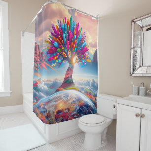 Crystal Sunrise Shower Curtain