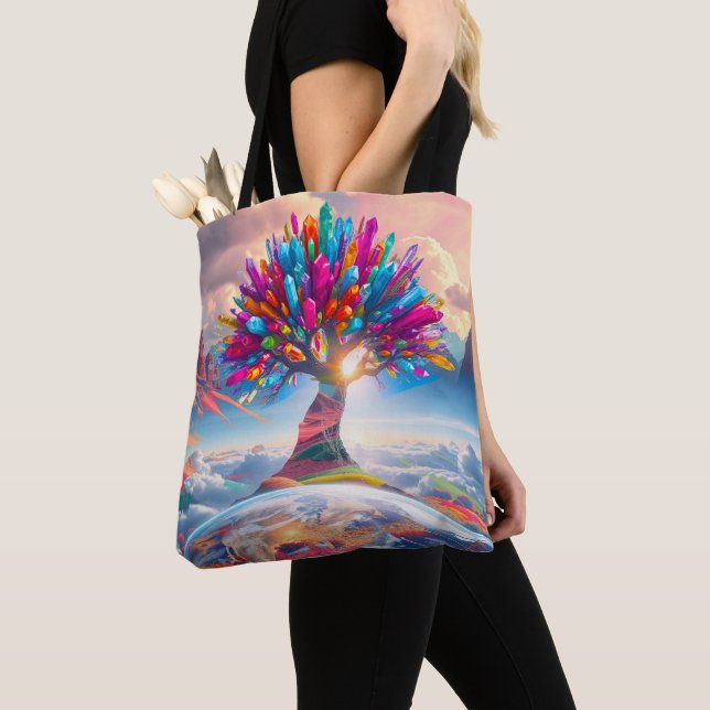 Crystal Sunrise Tote Bag (Close Up)